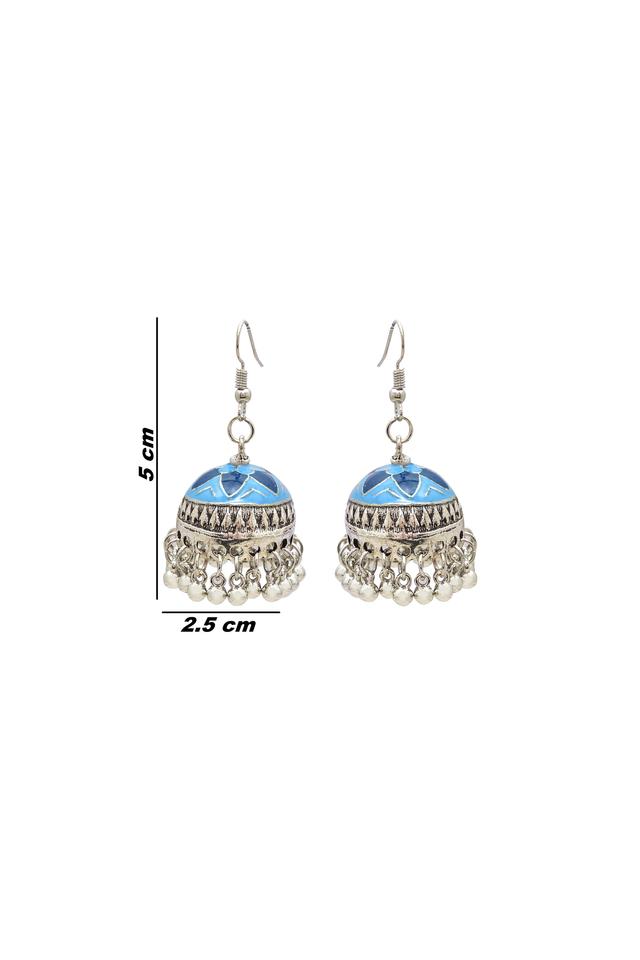 Sky blue hot sale colour earrings