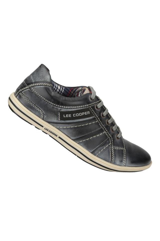 Lee cooper men's leather sneakers online