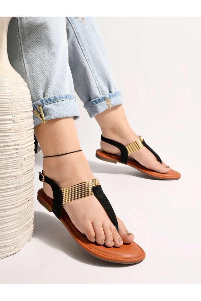 Synthetic Buckle Women's Casual Flats