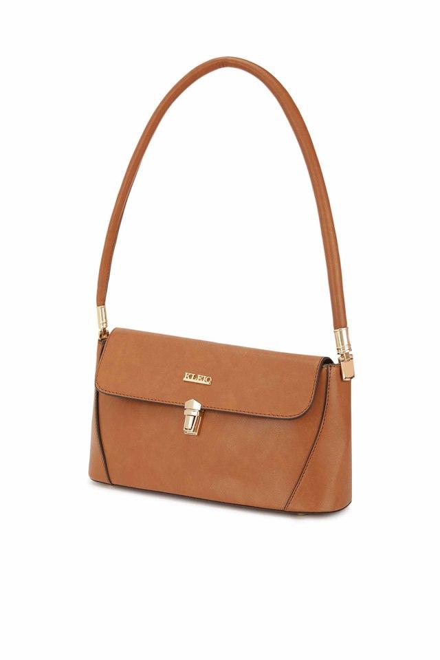 Tan baguette bag hot sale