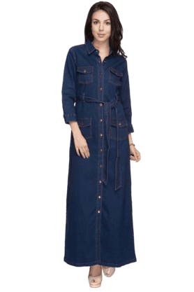 Jeans sales long dress