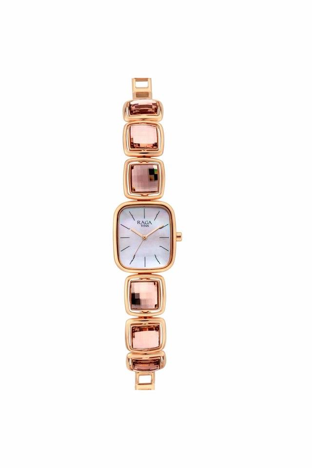 Buy TITAN Womens Moments of Joy Pink Dial Brass Analogue Watch