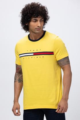 Tommy hilfiger store yellow tee