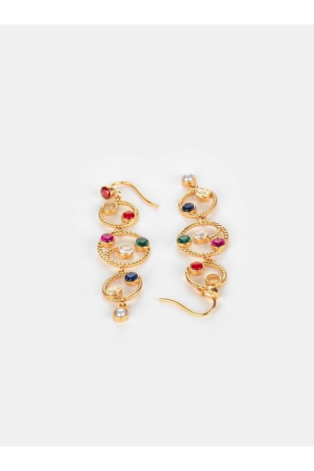 Gold Plated Kempu Jadau Earrings – Sakkhi Style