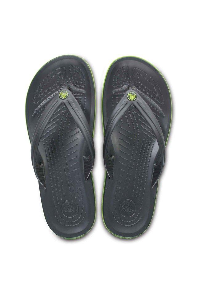 CROCS -  Green Flip Flops - Main