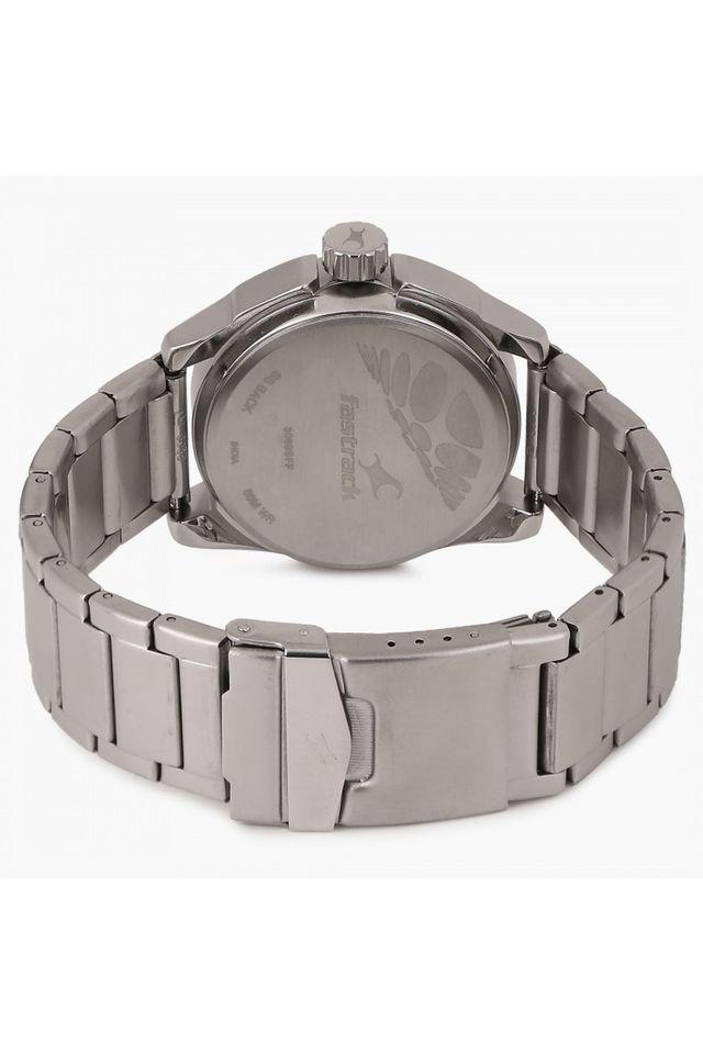 Fastrack silver best sale analog watch