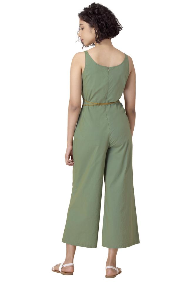 Sleeveless store cotton jumpsuit