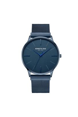 Buy KENNETH COLE Mens 43 mm Blue Dial Stainless Steel Analog Watch