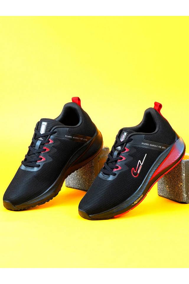 Campus black clearance sport shoes