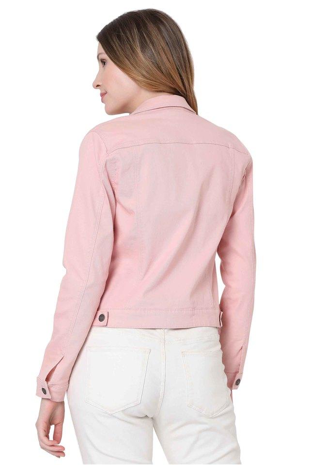 Buy NUTSNBOLTS Women's Fashion Shirt Jacket Button Down Long Sleeve Shirts  Jacket With Pockets shoulder diamond trimmings Casual, Apricot, Medium at  Amazon.in