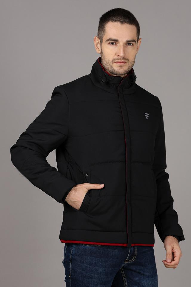 Buy Slim Fit High-Neck Puffer Jacket Online at Best Prices in India -  JioMart.