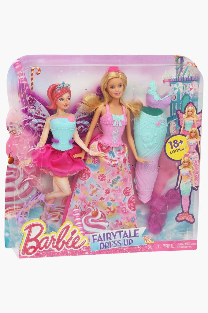 Barbie Doll and Fairytale Dress-Up Set, Clothes and Accessories