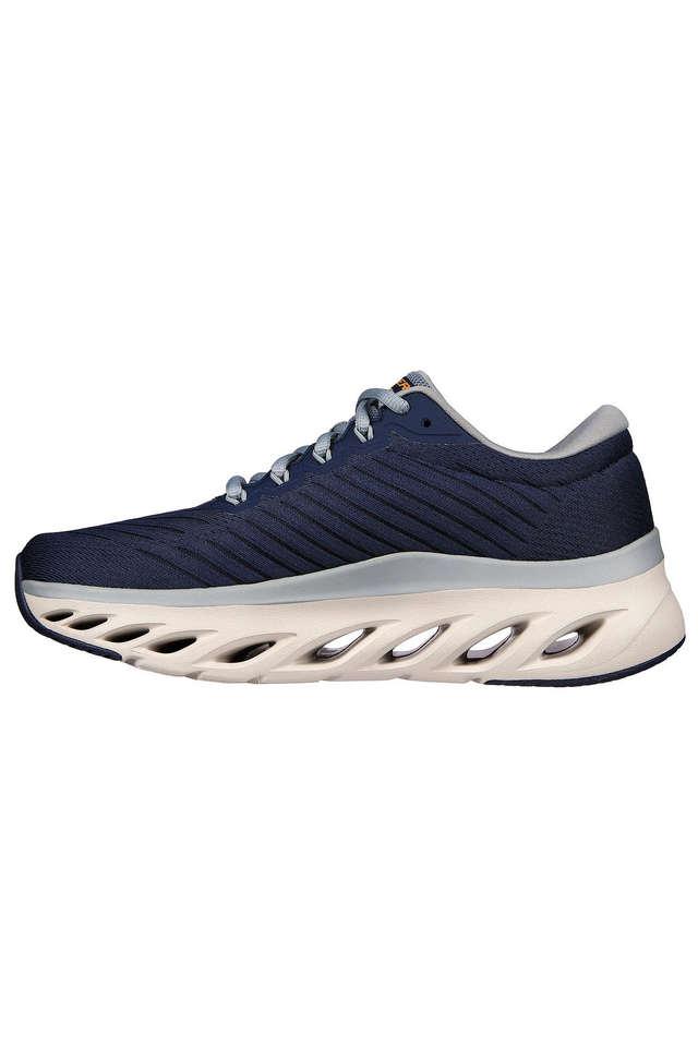 Buy SKECHERS Navy Arch Fit Glide-Step - Kronos Synthetic Mesh Lace Up Men's Casual  Shoes