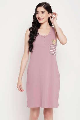 Buy Juliet Cotton Mid Length Nightdress - Yellow at Rs.999 online