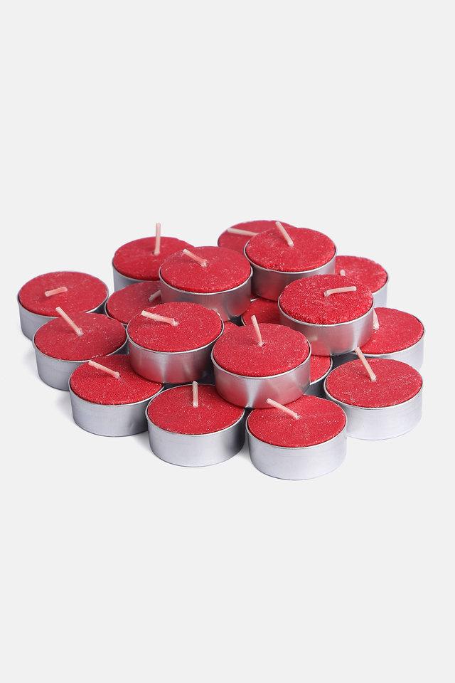 Buy IVY 20 Pieces Tea Light Candles Red Berries Shoppers Stop