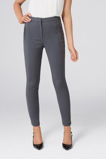 women's gray skinny pants