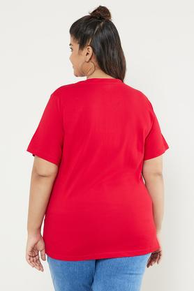 Plus size hotsell red t shirt