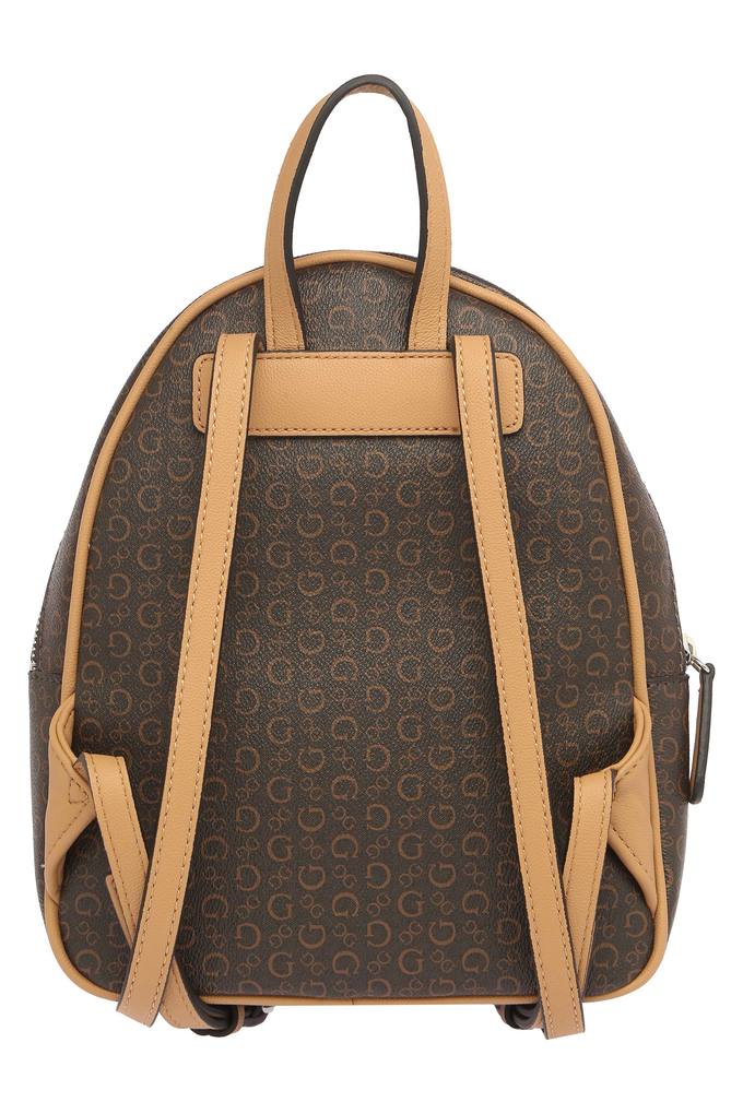 Buy GUESS Natural Womens Zip Closure Backpack Shoppers Stop