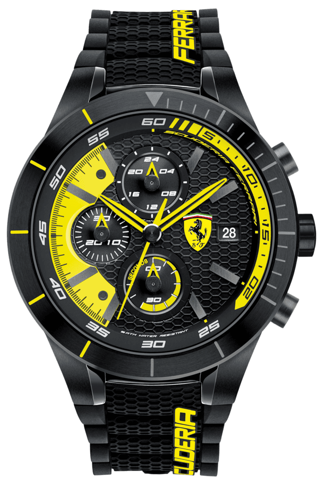 Red Scuderia Ferrari Pilota Evo Chrono Watch FER0830880