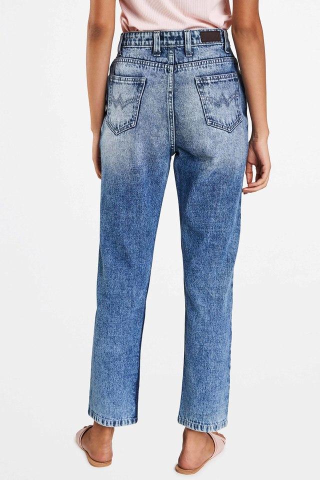 Modern Vibe Mid - Cargo Denim Trousers for Women | Roxy