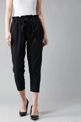 DOLCE CRUDO - Black Trousers & Pants - 2