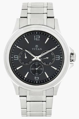 Buy TITAN Mens Analogue Metallic Watch NK1698SM01 Shoppers Stop
