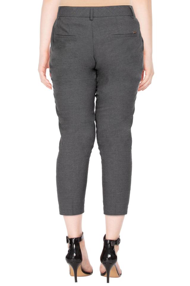 Women's Wide Leg Trousers - Wild Fable™ Gray Pinstriped 00 : Target