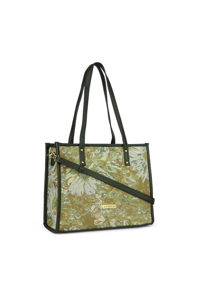 Caprese green sale solid handheld bag