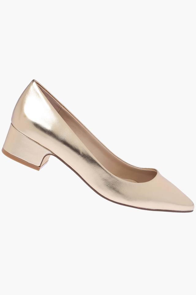 Ted Baker Telila Bow Detail High Heel Court Shoes, Gold at John Lewis &  Partners