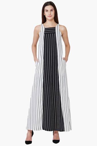 trapeze maxi dress