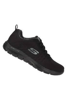 Skechers black hot sale loafers