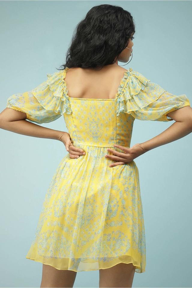 Yellow Short Dress, Prom Dance Dress, Beaded Chiffon Dress, Elegant  Cocktail Dress, Fit and Flare Dress, Bridesmaid Dress Yellow Blush Dress -  Etsy