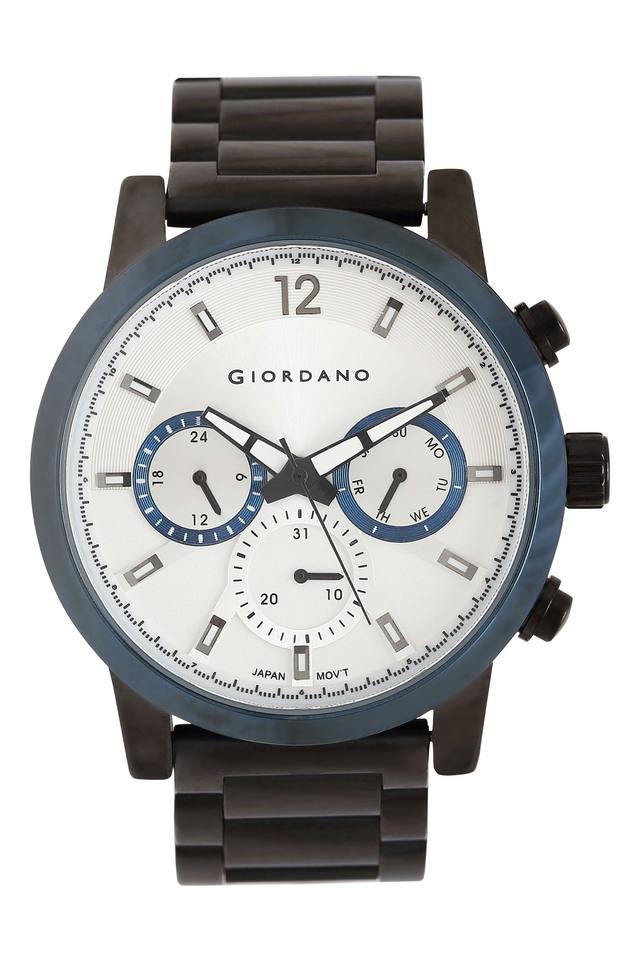 Buy GIORDANO Mens White Dial Metallic Multi Function Watch GD