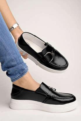 Ladies platform hot sale loafers uk