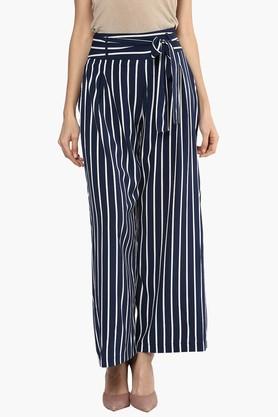 Lauren Ralph Lauren SideStripe Twill WideLeg Pants  Macys