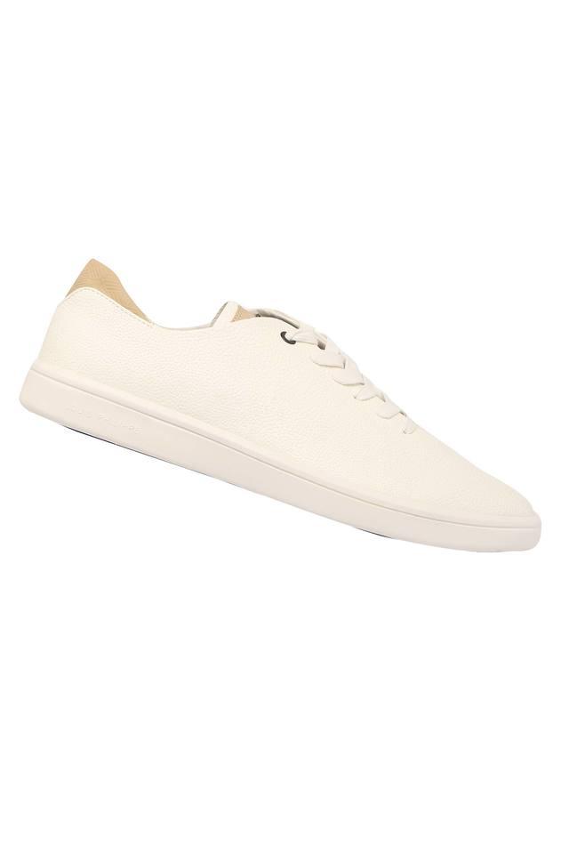 Buy LOUIS PHILIPPE White Mens Lace Up Sneakers