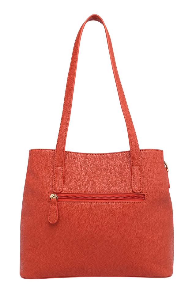 Womens Zip Closure Satchel Handbag