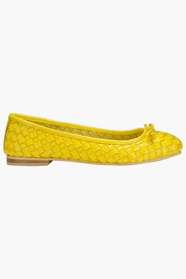 Yellow discount ballet slippers