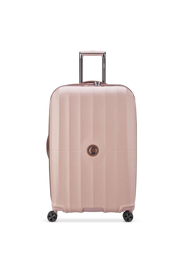 Buy DELSEY Pink St Tropez Polycarbonate 8 Wheels Hard Luggage Trolley Shoppers Stop