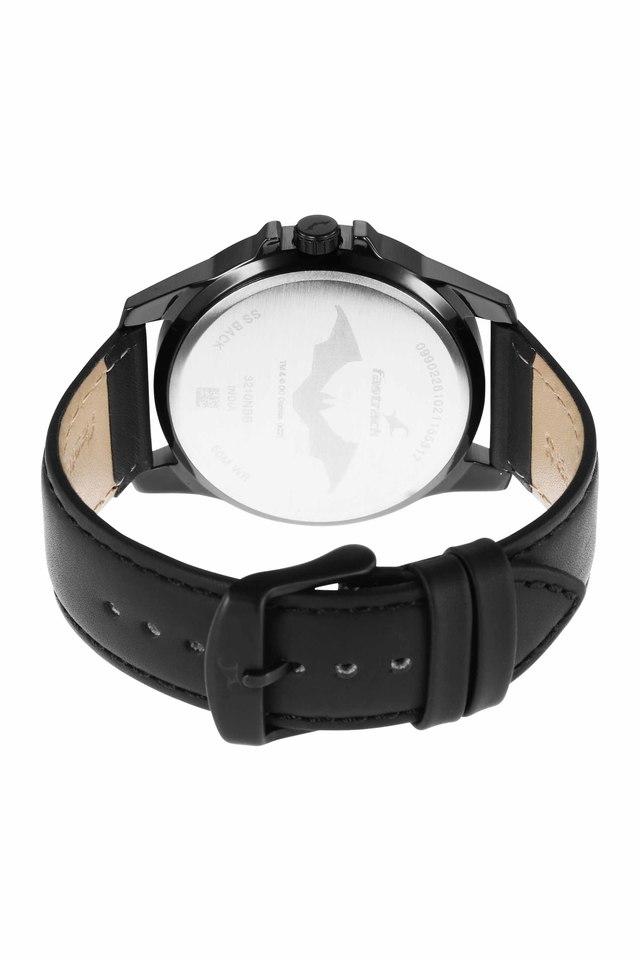 Buy FASTRACK Mens 44.8 mm Batman Anthracite Black Dial Leather