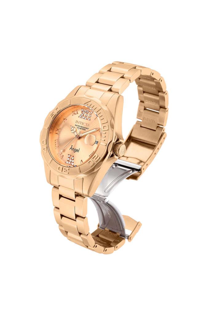 Buy INVICTA Angel 38 mm Rose Gold Dial Stainless Steel