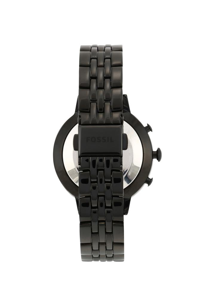 Buy FOSSIL Womens Black Dial Stainless Steel Hybrid Watch