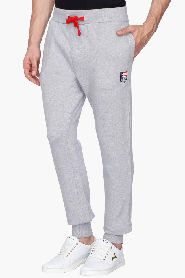 Buy U.S. POLO ASSN. Mens Slim Fit Slub Track Pants Shoppers Stop