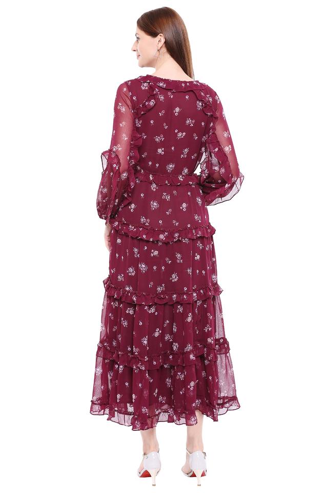 Maxi dress Chanel Red size 42 FR in Cotton - 32930649