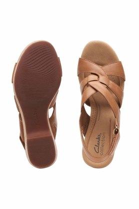 Clarks 2025 orange sandals