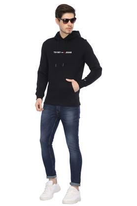 Buy TOMMY HILFIGER Mens Hooded Neck Solid Sweatshirt Shoppers Stop