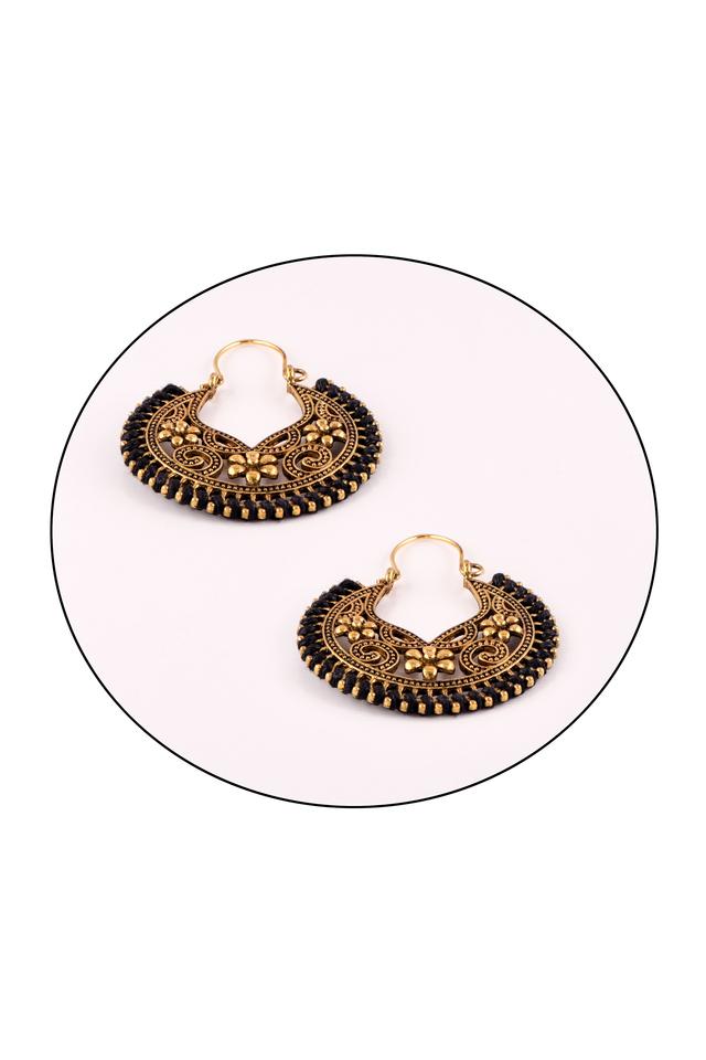 Buy PRETTY WOMEN Alloy Metal Gold Color Western Womens Earrings  Shoppers  Stop