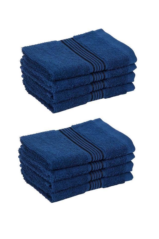 Buy BIANCA Navy KOPA Quick Dry 100 Cotton Soft Terry Towel 8pc