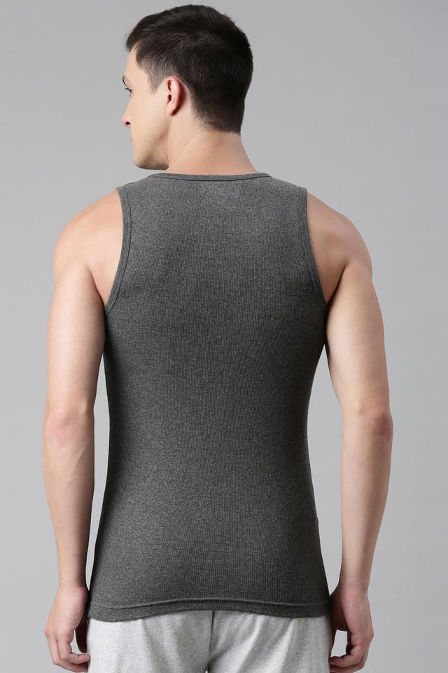 Mens ribbed cotton on sale vests