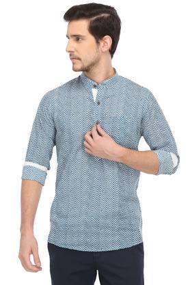 ETHNIX - Mid Blue Kurtas - 2